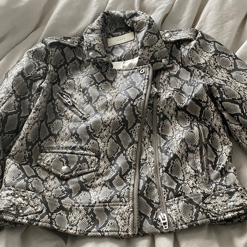 Blank NYC Snakeskin Jacket